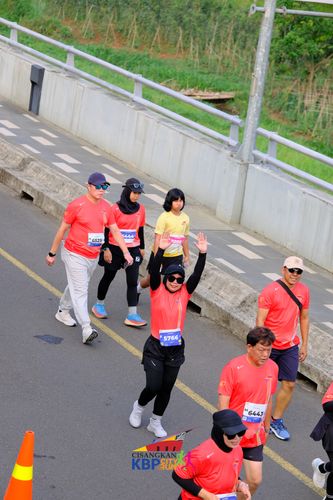Race photo from CISANGKAN KBP CITY RUN 2025