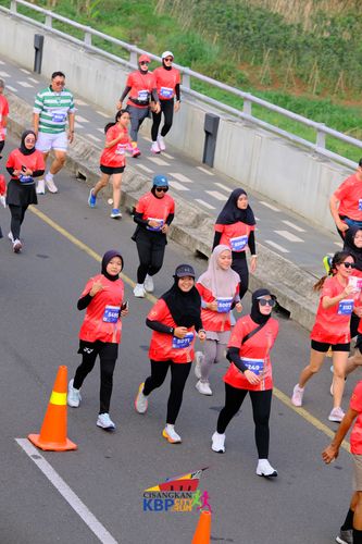 Race photo from CISANGKAN KBP CITY RUN 2025