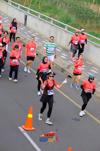 Race photo from CISANGKAN KBP CITY RUN 2025