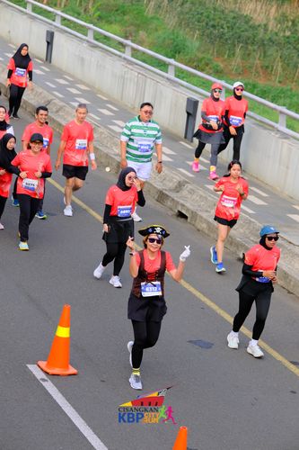 Race photo from CISANGKAN KBP CITY RUN 2025