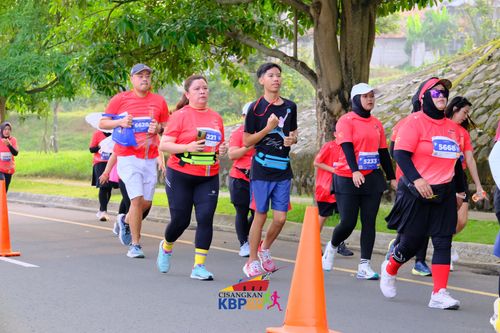 Race photo from CISANGKAN KBP CITY RUN 2025