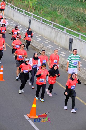 Race photo from CISANGKAN KBP CITY RUN 2025