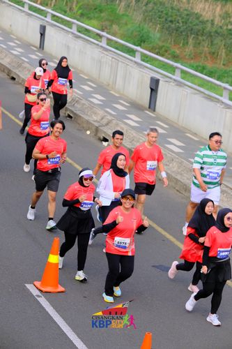Race photo from CISANGKAN KBP CITY RUN 2025
