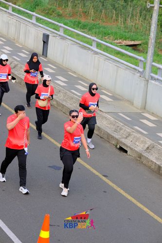 Race photo from CISANGKAN KBP CITY RUN 2025