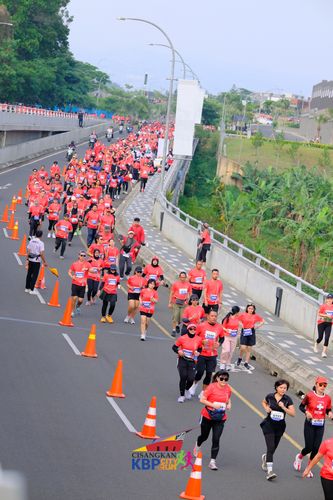 Race photo from CISANGKAN KBP CITY RUN 2025