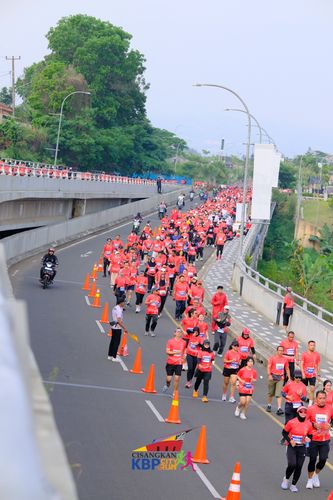 Race photo from CISANGKAN KBP CITY RUN 2025