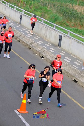 Race photo from CISANGKAN KBP CITY RUN 2025