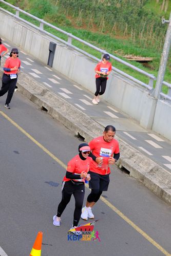 Race photo from CISANGKAN KBP CITY RUN 2025