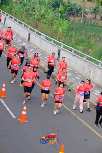 Race photo from CISANGKAN KBP CITY RUN 2025