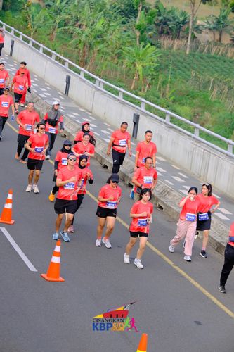 Race photo from CISANGKAN KBP CITY RUN 2025