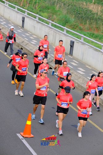 Race photo from CISANGKAN KBP CITY RUN 2025
