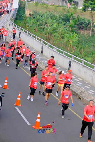 Race photo from CISANGKAN KBP CITY RUN 2025