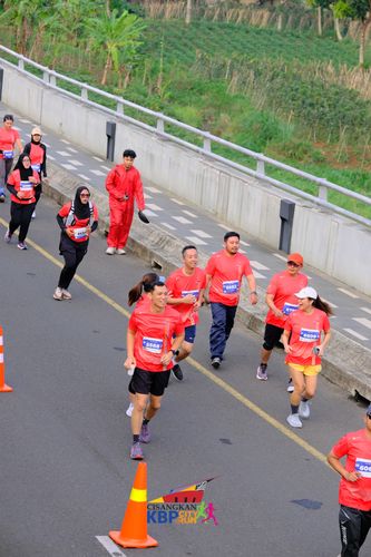 Race photo from CISANGKAN KBP CITY RUN 2025
