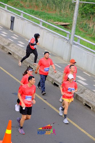 Race photo from CISANGKAN KBP CITY RUN 2025