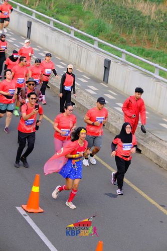 Race photo from CISANGKAN KBP CITY RUN 2025