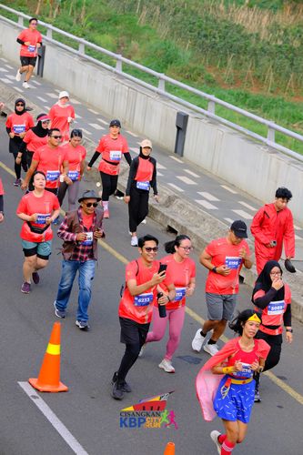 Race photo from CISANGKAN KBP CITY RUN 2025