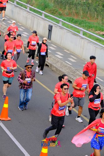 Race photo from CISANGKAN KBP CITY RUN 2025