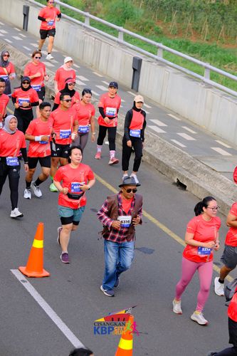 Race photo from CISANGKAN KBP CITY RUN 2025