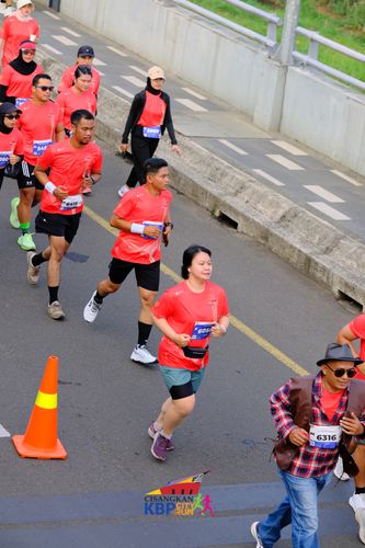 Race photo from CISANGKAN KBP CITY RUN 2025