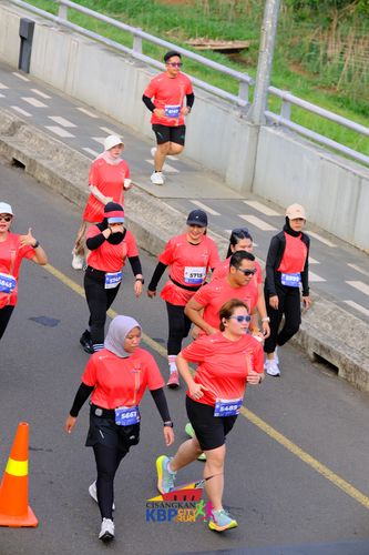 Race photo from CISANGKAN KBP CITY RUN 2025