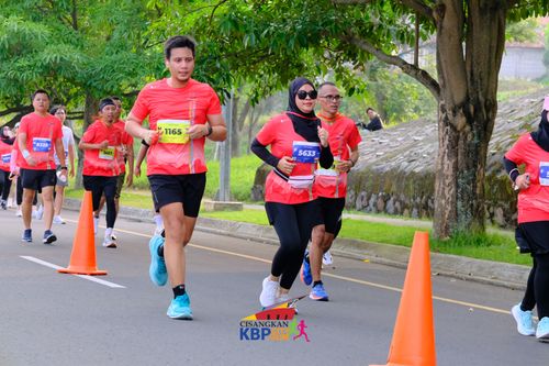 Race photo from CISANGKAN KBP CITY RUN 2025
