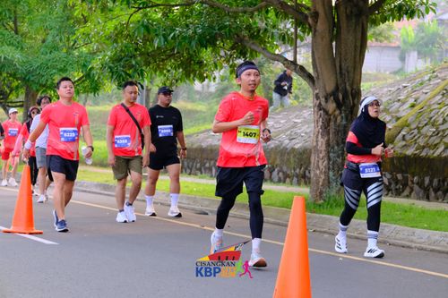 Race photo from CISANGKAN KBP CITY RUN 2025