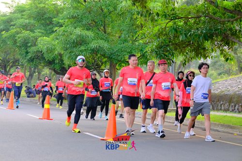 Race photo from CISANGKAN KBP CITY RUN 2025