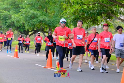 Race photo from CISANGKAN KBP CITY RUN 2025