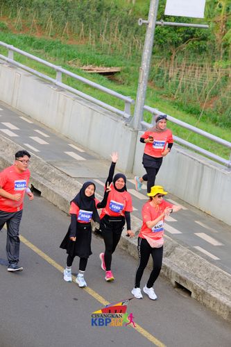 Race photo from CISANGKAN KBP CITY RUN 2025