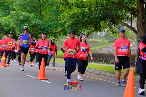 Race photo from CISANGKAN KBP CITY RUN 2025
