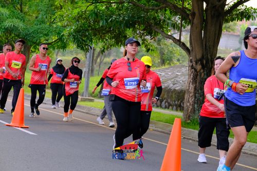 Race photo from CISANGKAN KBP CITY RUN 2025