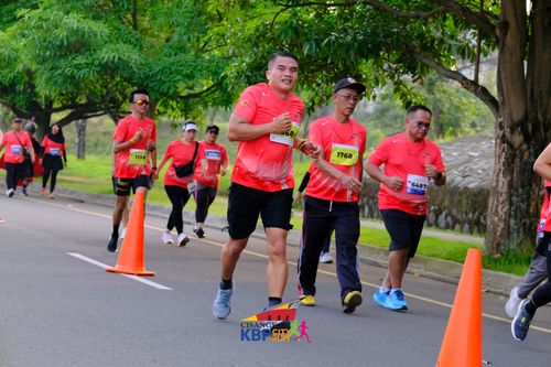 Race photo from CISANGKAN KBP CITY RUN 2025
