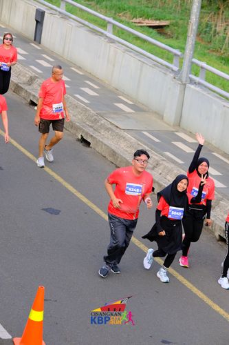 Race photo from CISANGKAN KBP CITY RUN 2025
