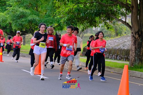 Race photo from CISANGKAN KBP CITY RUN 2025