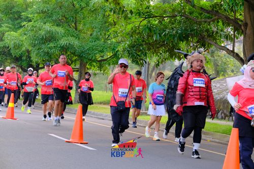 Race photo from CISANGKAN KBP CITY RUN 2025
