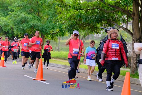 Race photo from CISANGKAN KBP CITY RUN 2025