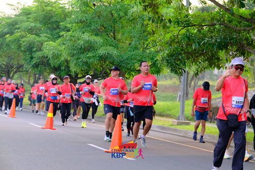 Race photo from CISANGKAN KBP CITY RUN 2025