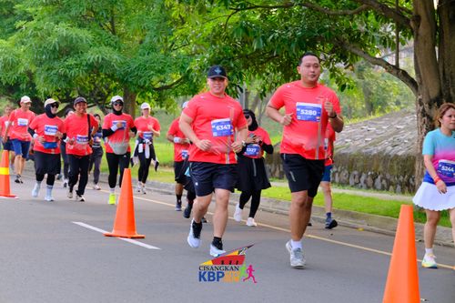 Race photo from CISANGKAN KBP CITY RUN 2025