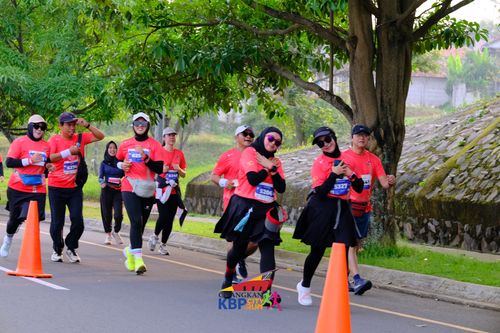 Race photo from CISANGKAN KBP CITY RUN 2025