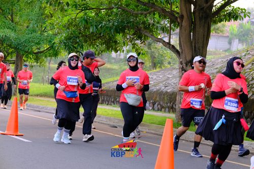 Race photo from CISANGKAN KBP CITY RUN 2025