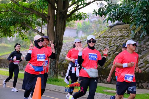 Race photo from CISANGKAN KBP CITY RUN 2025