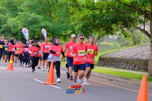 Race photo from CISANGKAN KBP CITY RUN 2025
