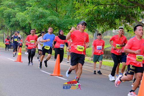 Race photo from CISANGKAN KBP CITY RUN 2025