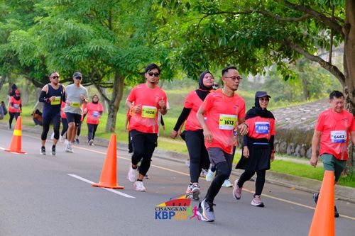 Race photo from CISANGKAN KBP CITY RUN 2025