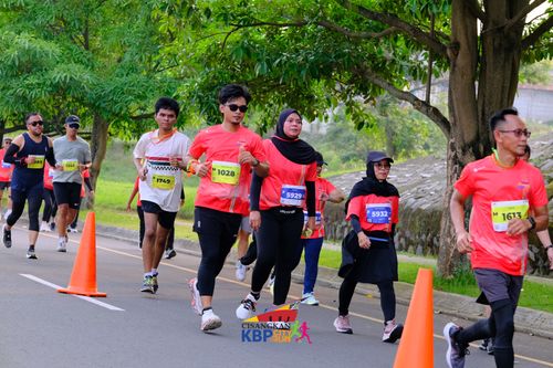 Race photo from CISANGKAN KBP CITY RUN 2025