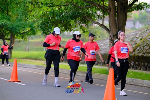 Race photo from CISANGKAN KBP CITY RUN 2025
