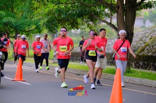 Race photo from CISANGKAN KBP CITY RUN 2025