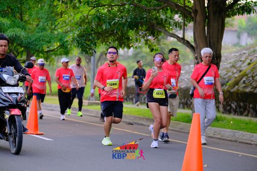 Race photo from CISANGKAN KBP CITY RUN 2025