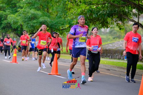 Race photo from CISANGKAN KBP CITY RUN 2025