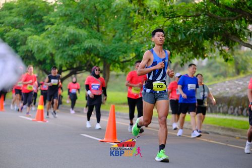 Race photo from CISANGKAN KBP CITY RUN 2025